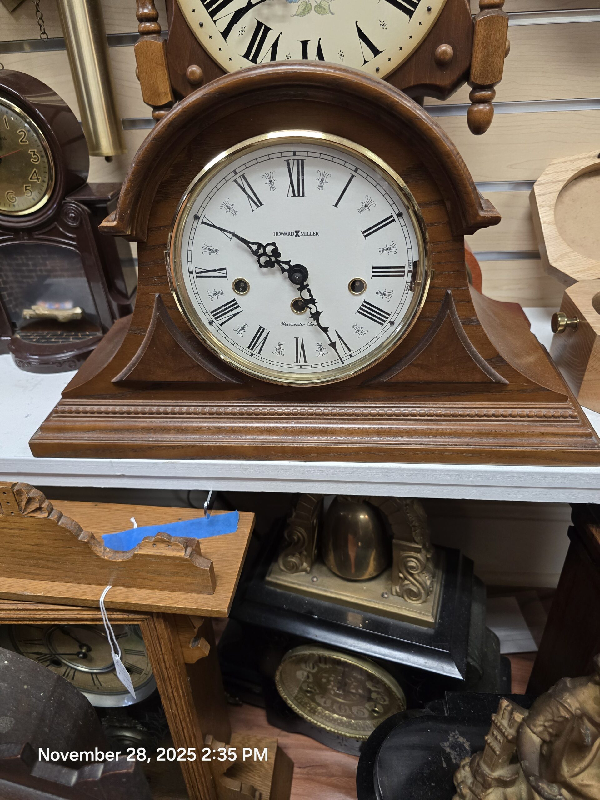 Howard Miller Mantle Clock, Westminster Chime