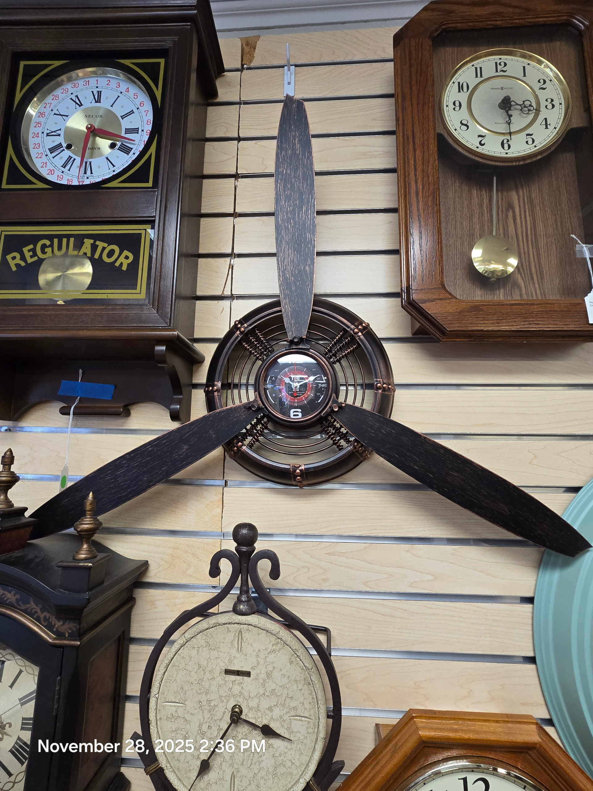 Airplane Propeller Clock, Quartz