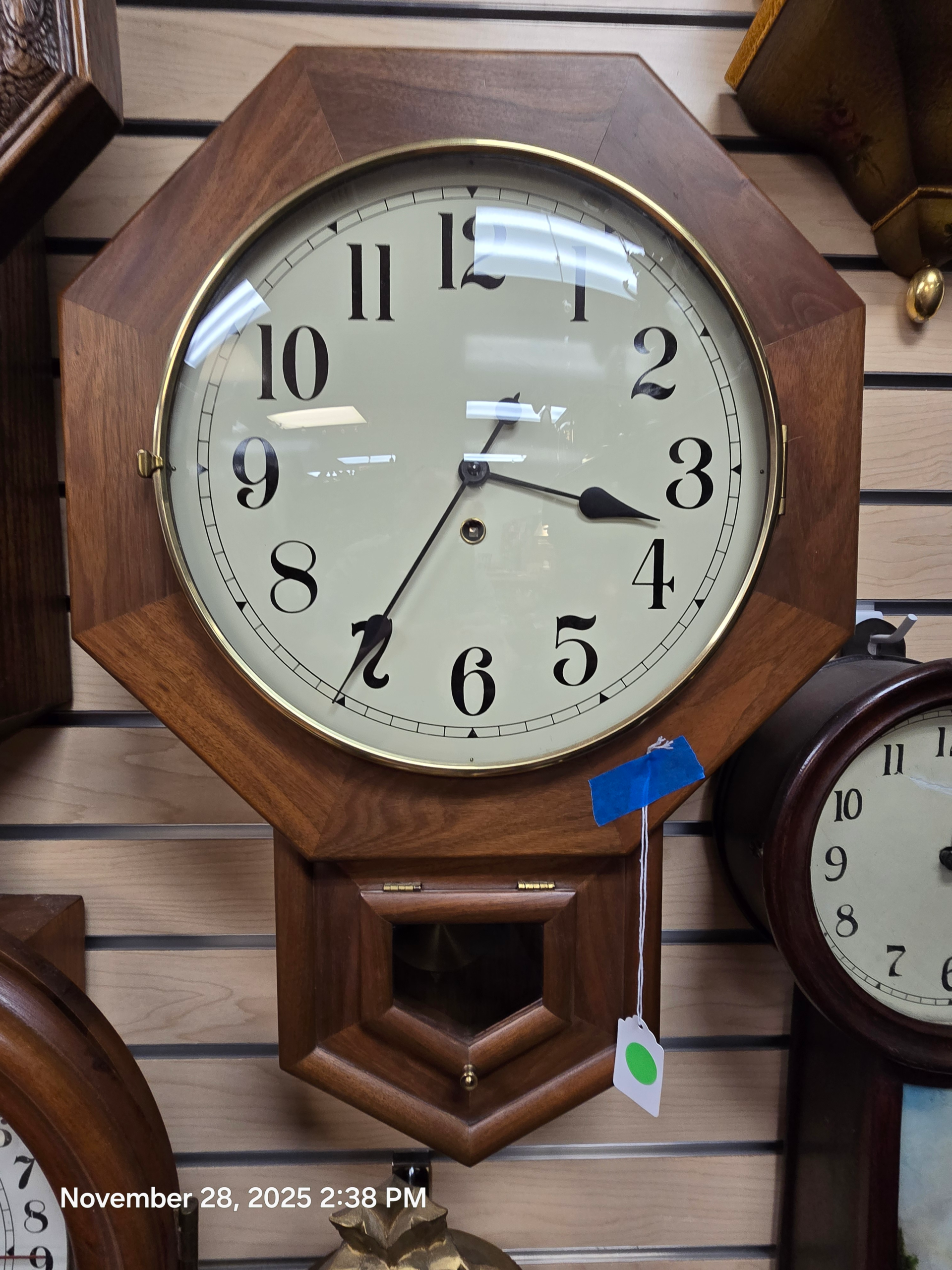 Walnut Time only Regulator